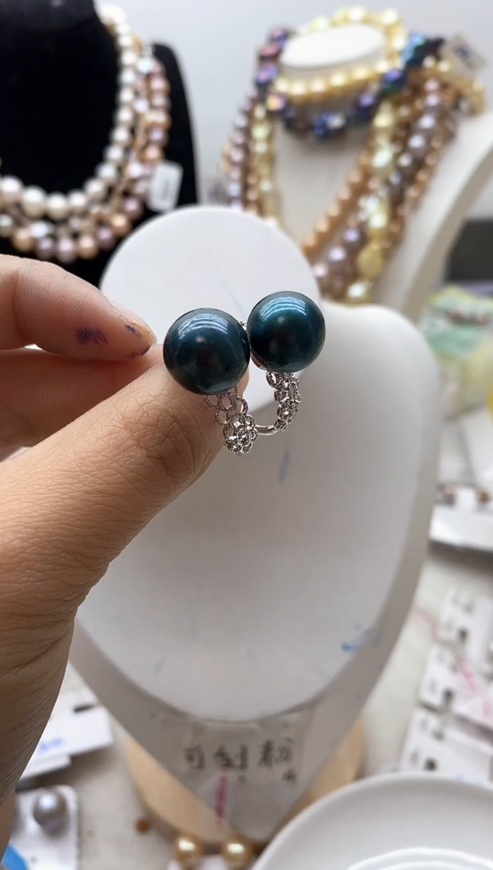 【闪购商品】淡水珍珠颈饰钛钢142