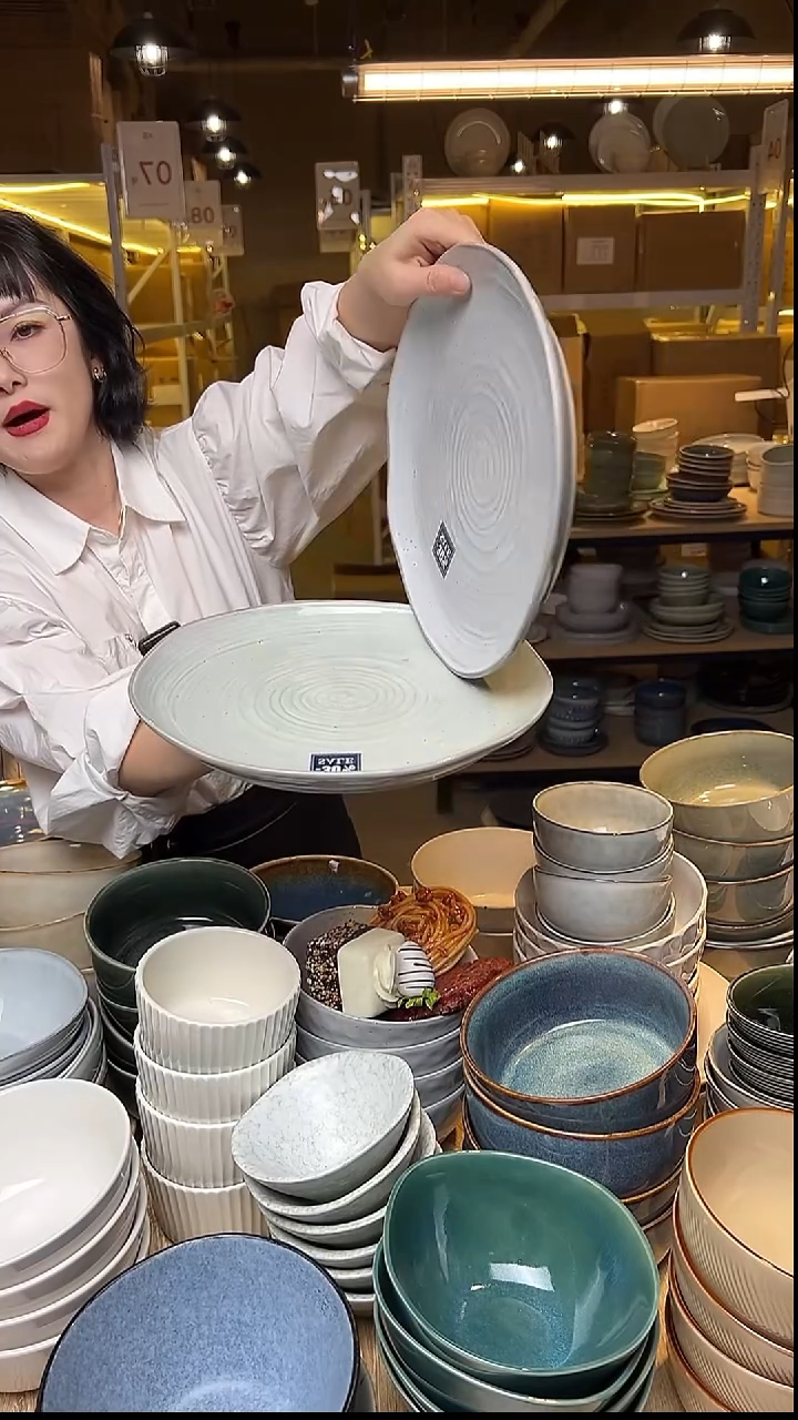 瓷264外贸尾货窑变釉下彩默认微瑕