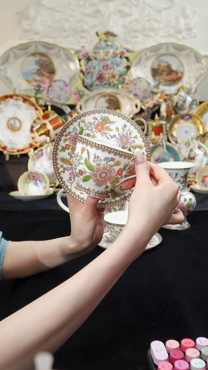 骨瓷婷婷中古器物如图所示34