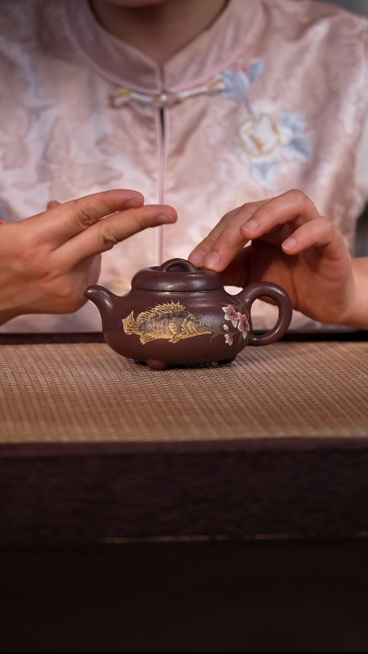 茶壶紫砂紫泥 170cc