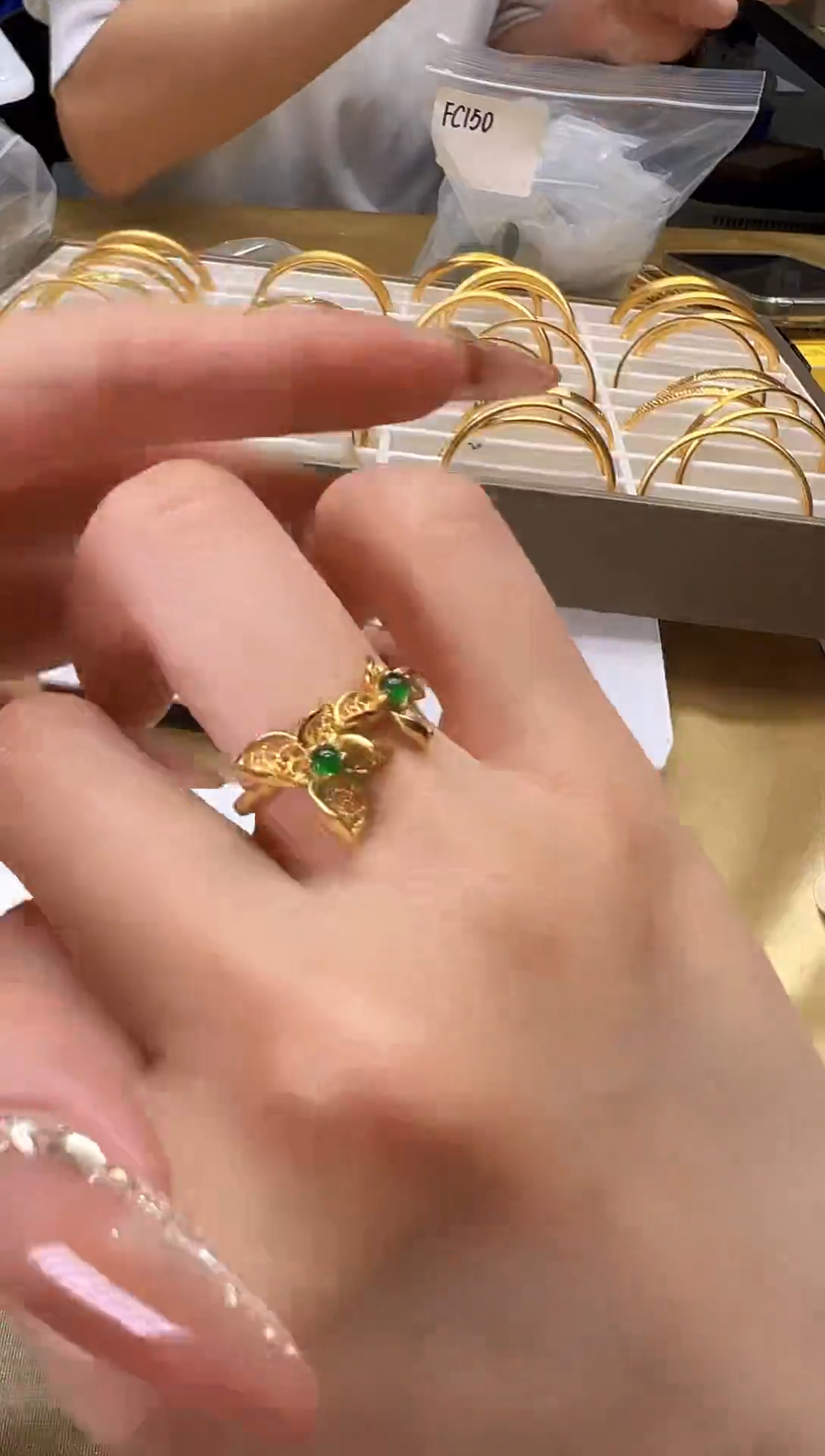 银S925镶嵌戒指翡翠【松老板】1230035
