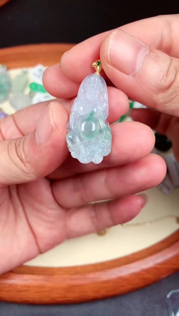 【闪购商品】翡翠吊坠(不含链)未镶嵌天然缅甸A货翡翠