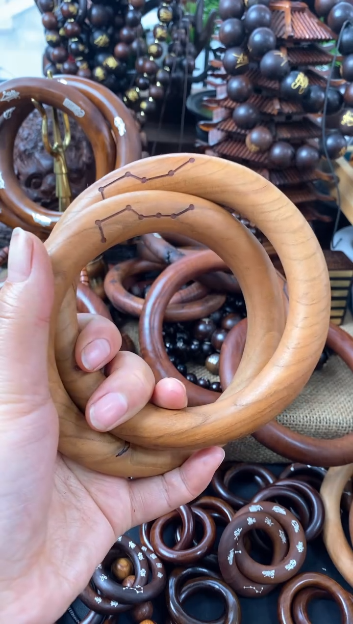 【闪购商品】木桃木85乾坤圈随机发货