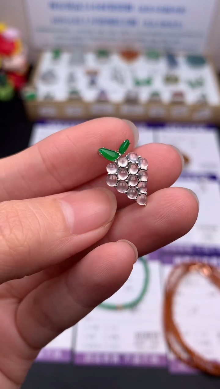 【闪购商品】定制翡翠18K金镶嵌模式推广期24小时鉴赏期
