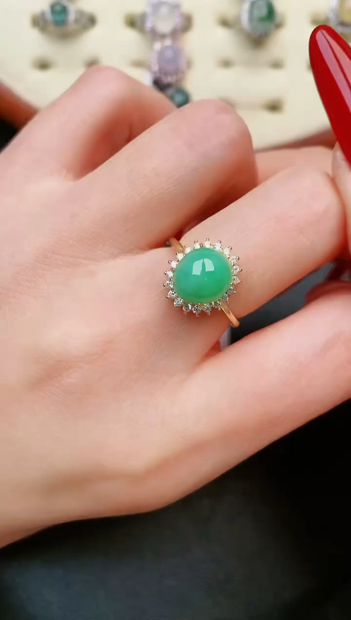 【闪购商品】翡翠戒指银S925镶嵌.....