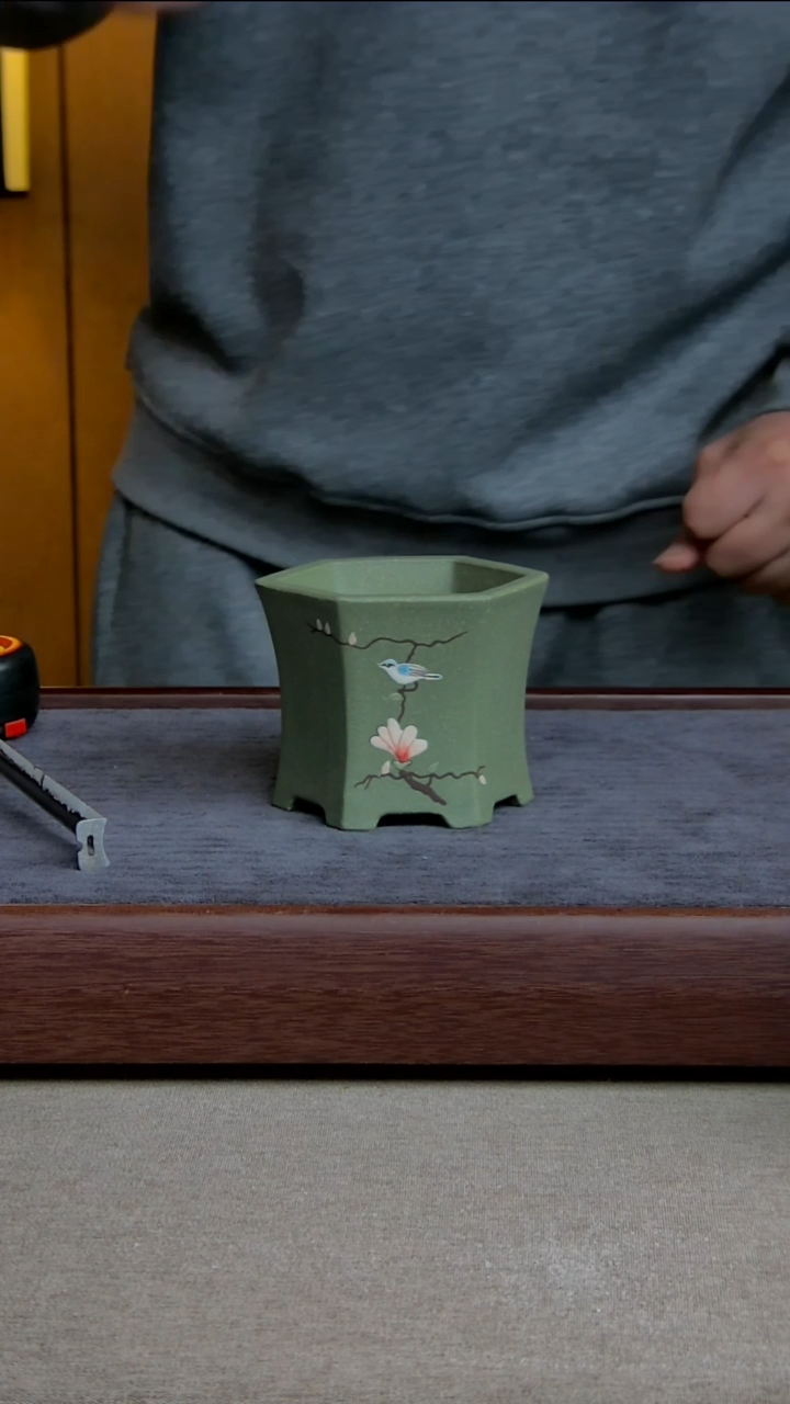 【闪购商品】紫砂花盆9*8*8内径紫砂花盆