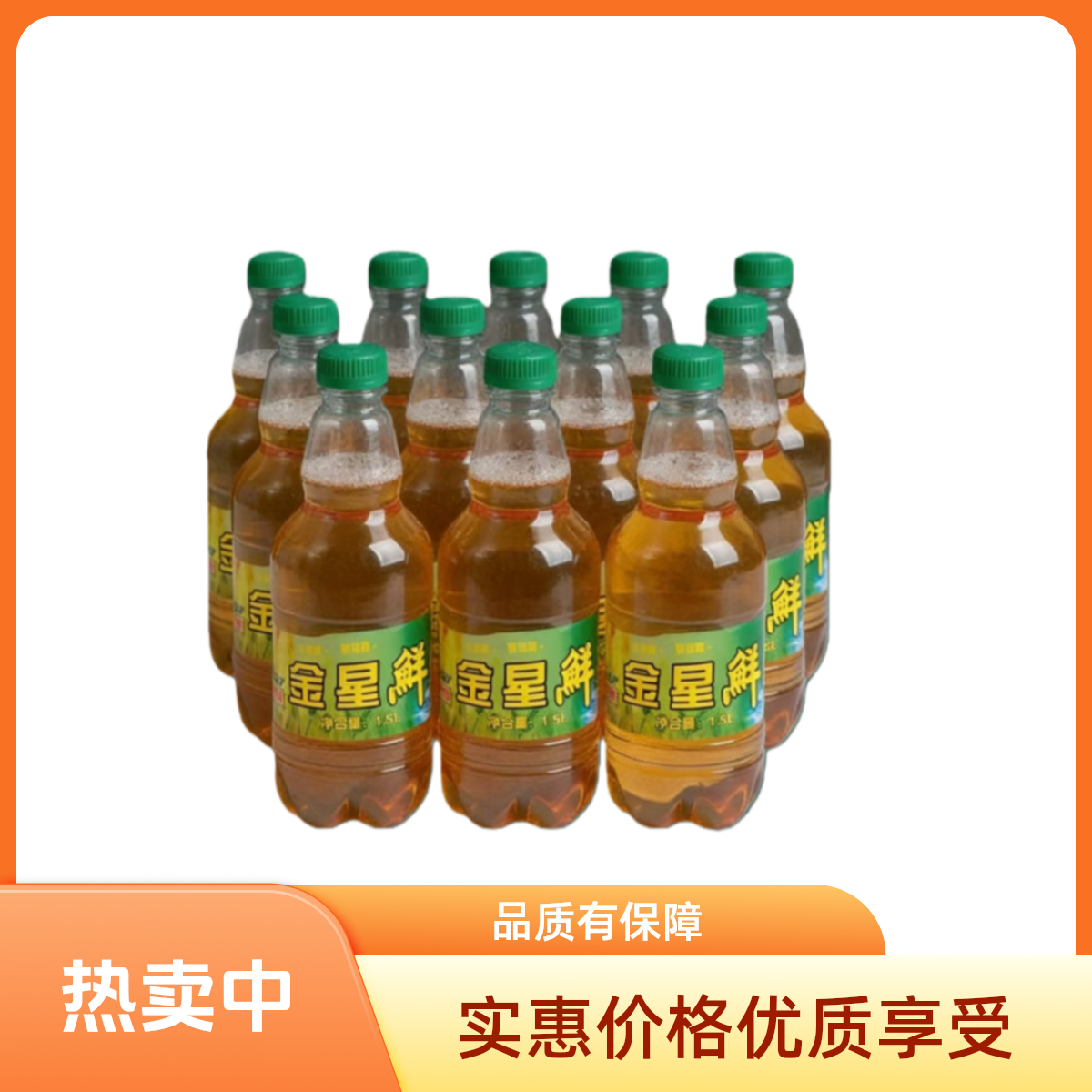 12瓶金星鲜啤