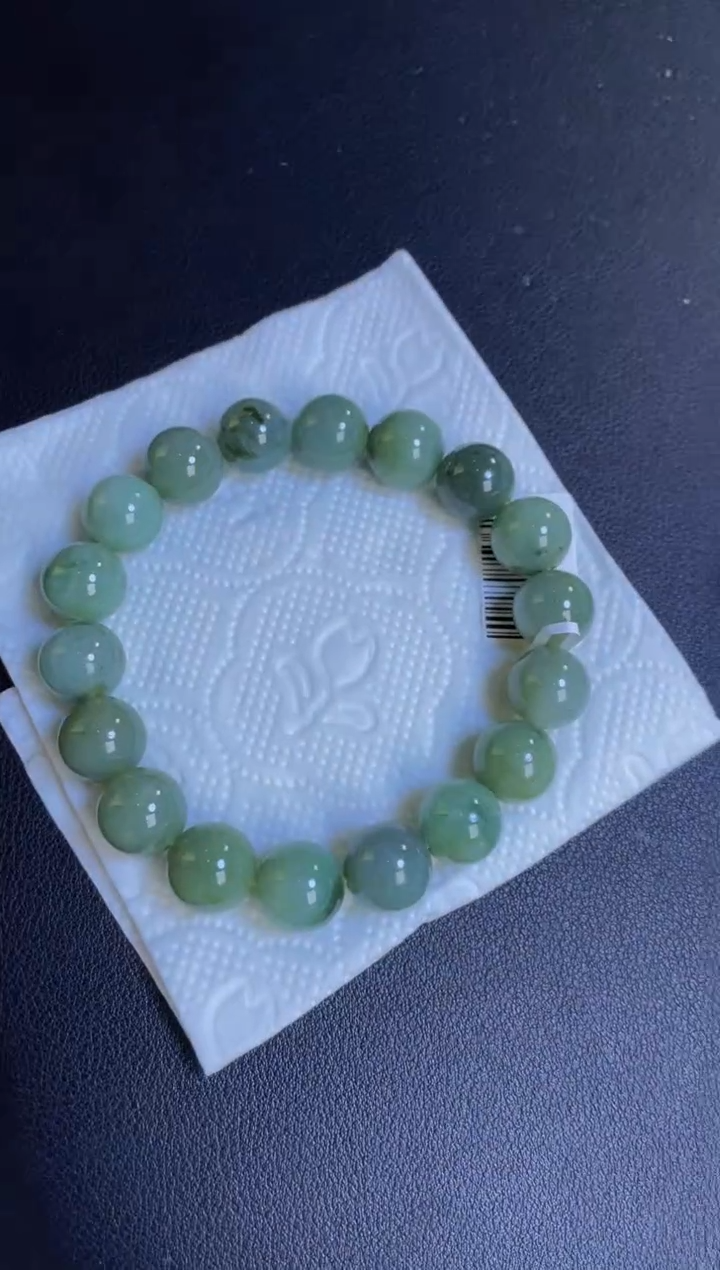 未镶嵌手链翡翠珠串11+