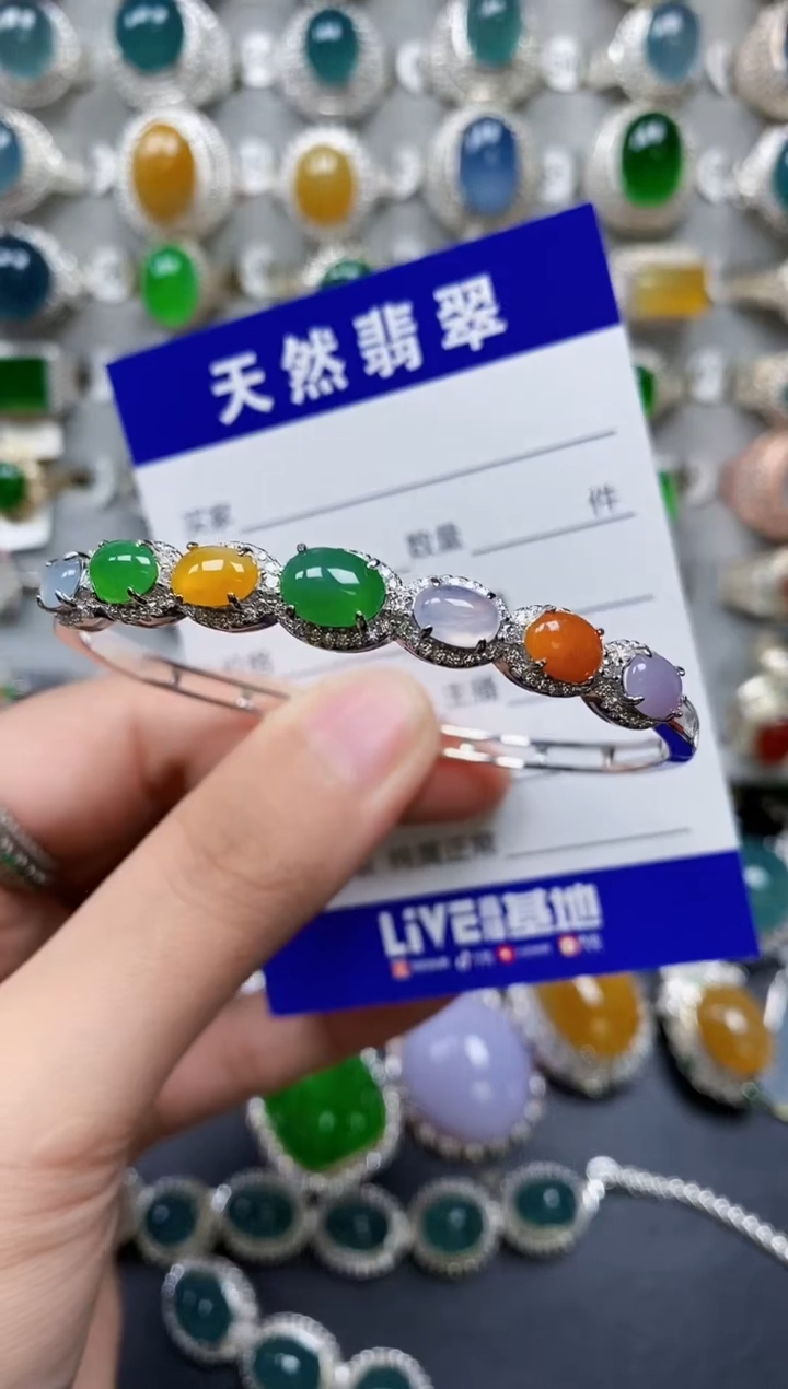 【闪购商品】翡翠颈饰银S925镶嵌0593