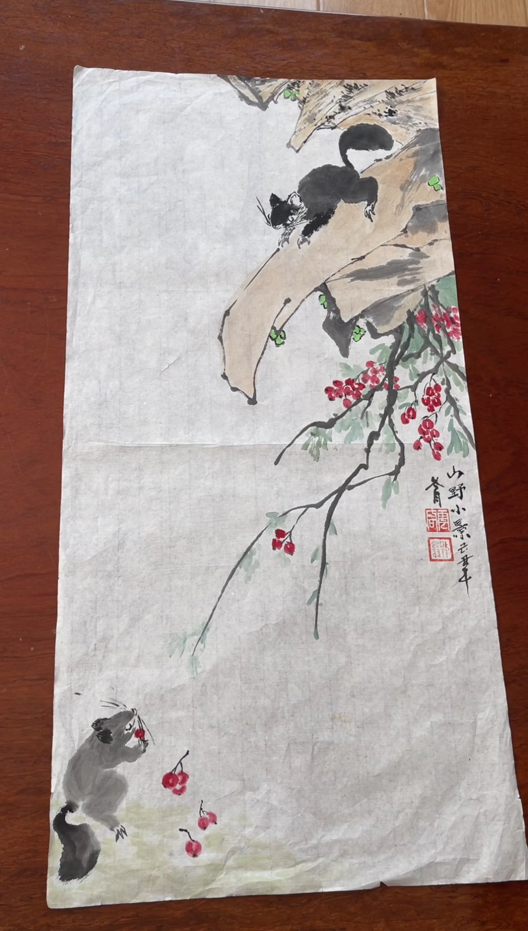 国画山水花鸟人物