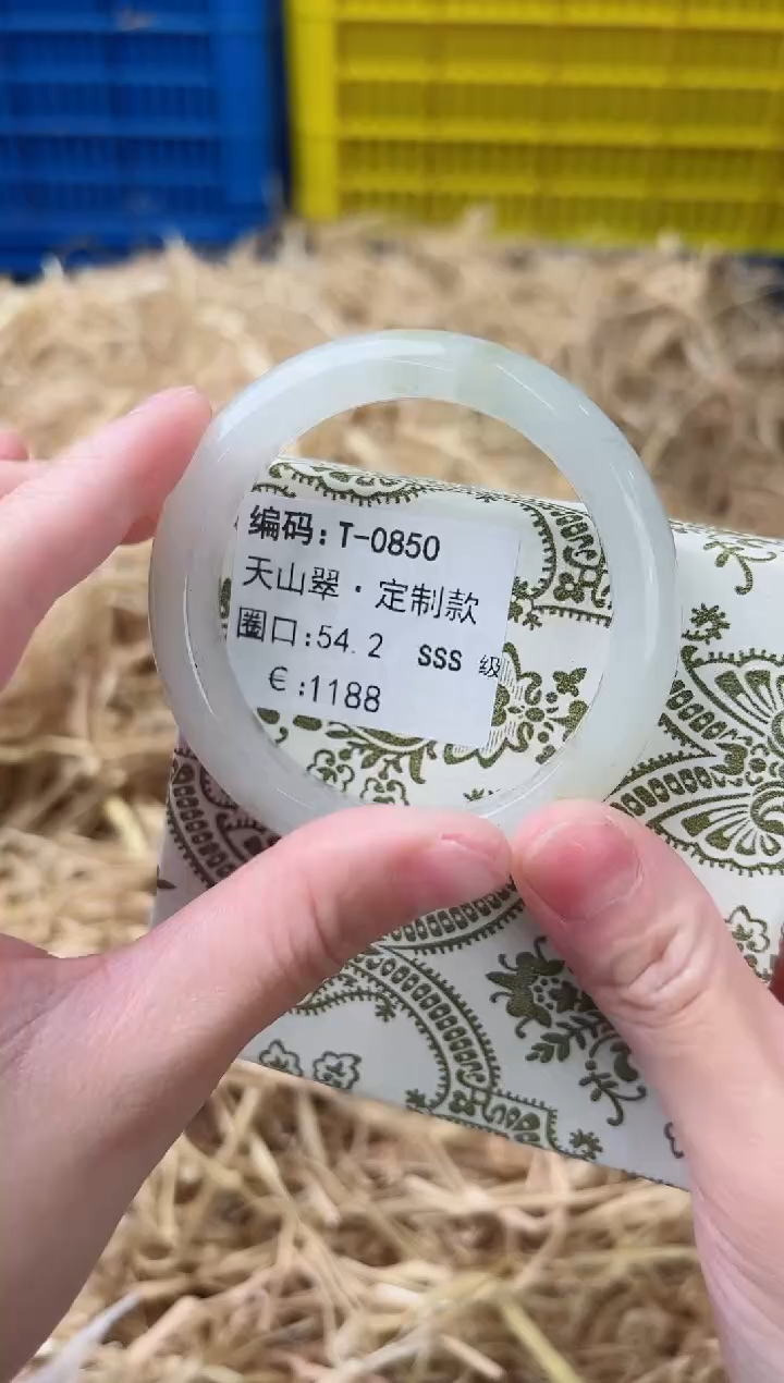 未镶嵌手镯石英质玉T-0850