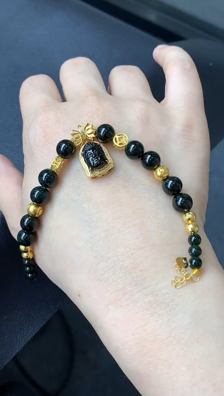 18K金镶嵌手链翡翠657-中国好珍宝