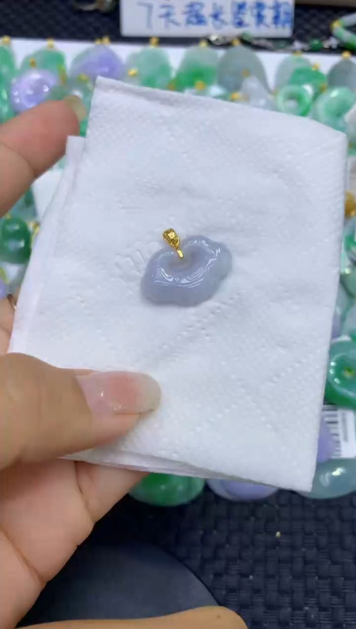 颈饰未镶嵌翡翠天然缅甸A货翡翠