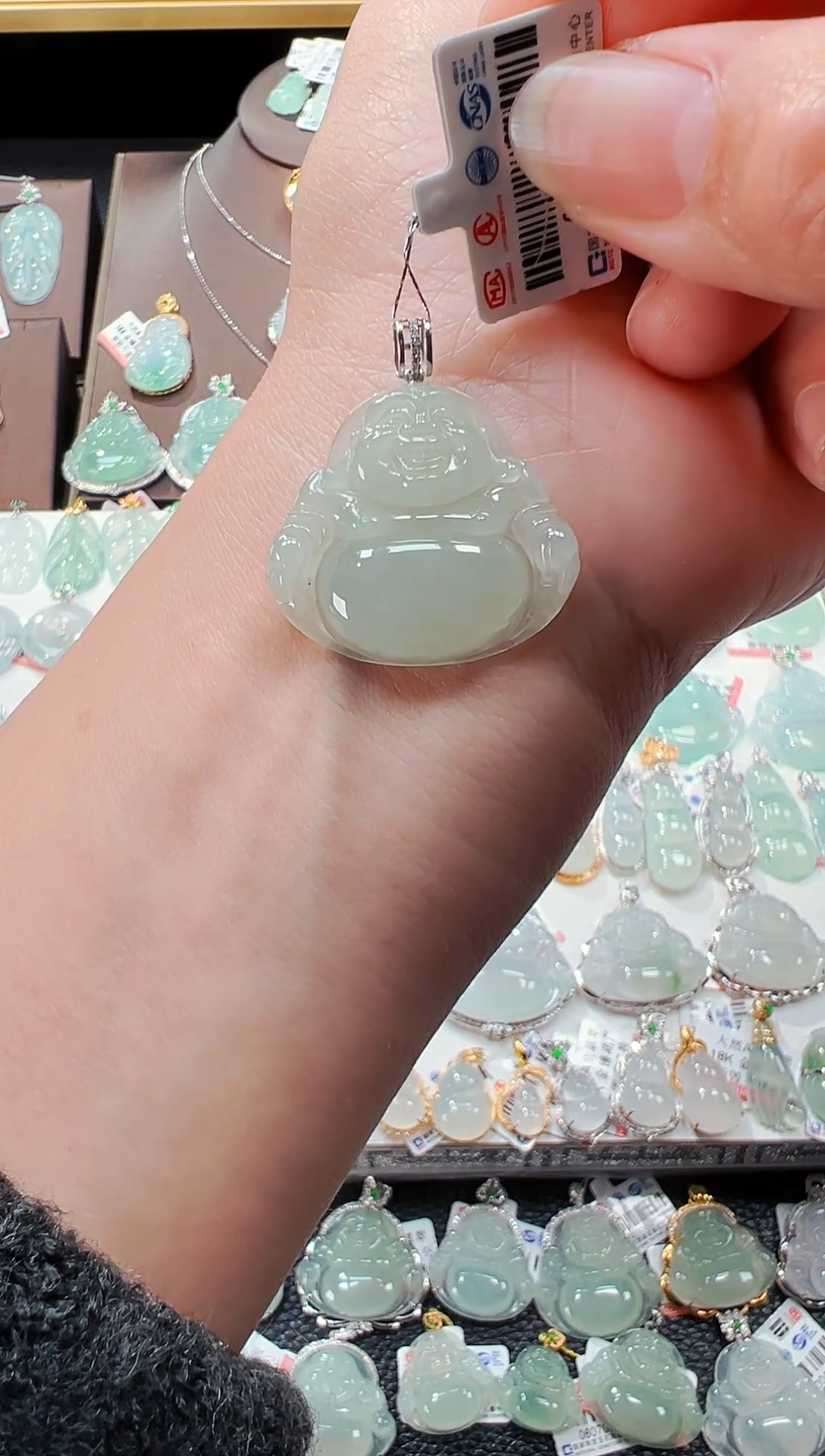 【闪购商品】翡翠吊坠(不含链)未镶嵌佛公吊坠103