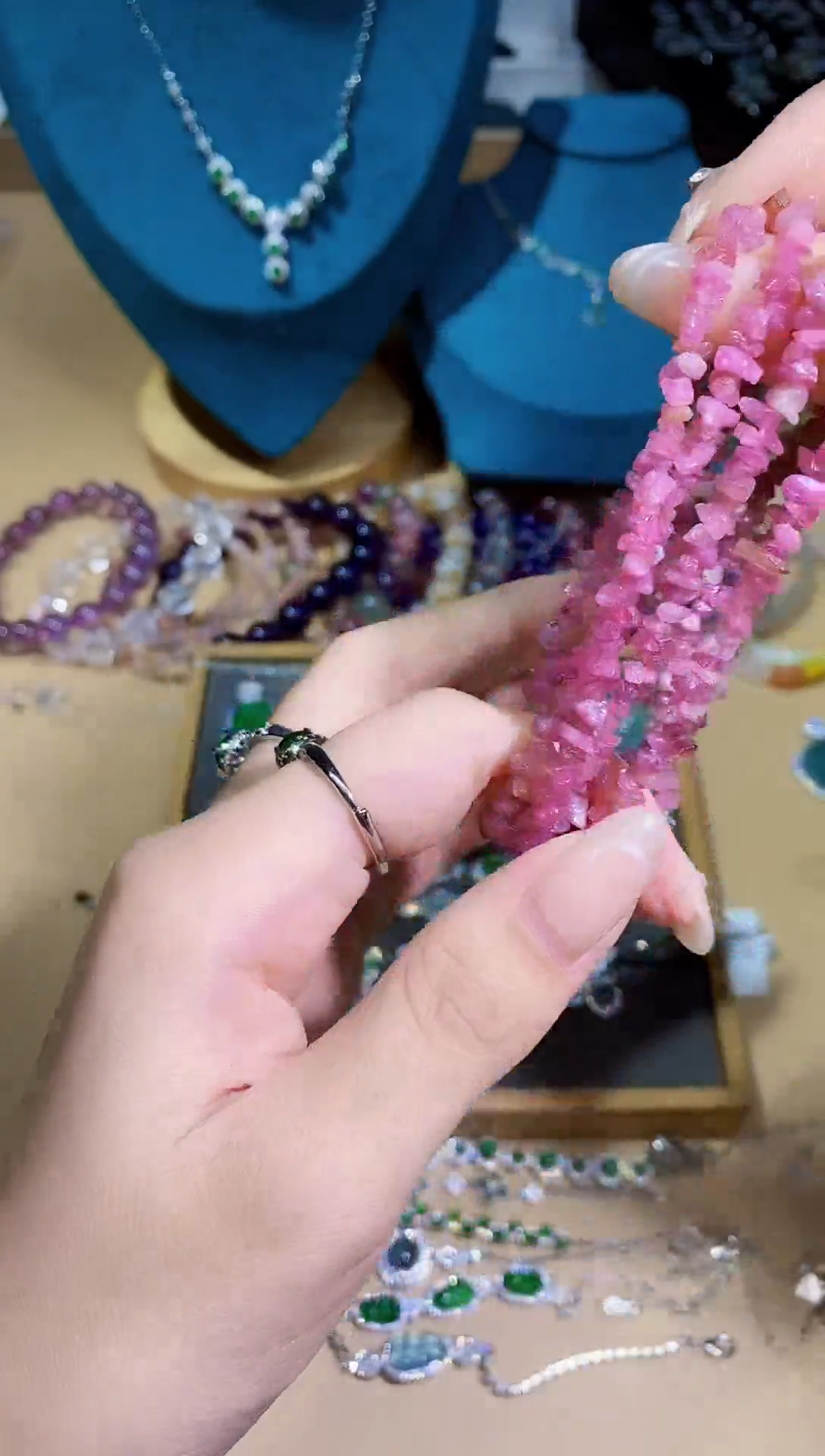 【闪购商品】碧玺手串未镶嵌多样性 发其一【55】