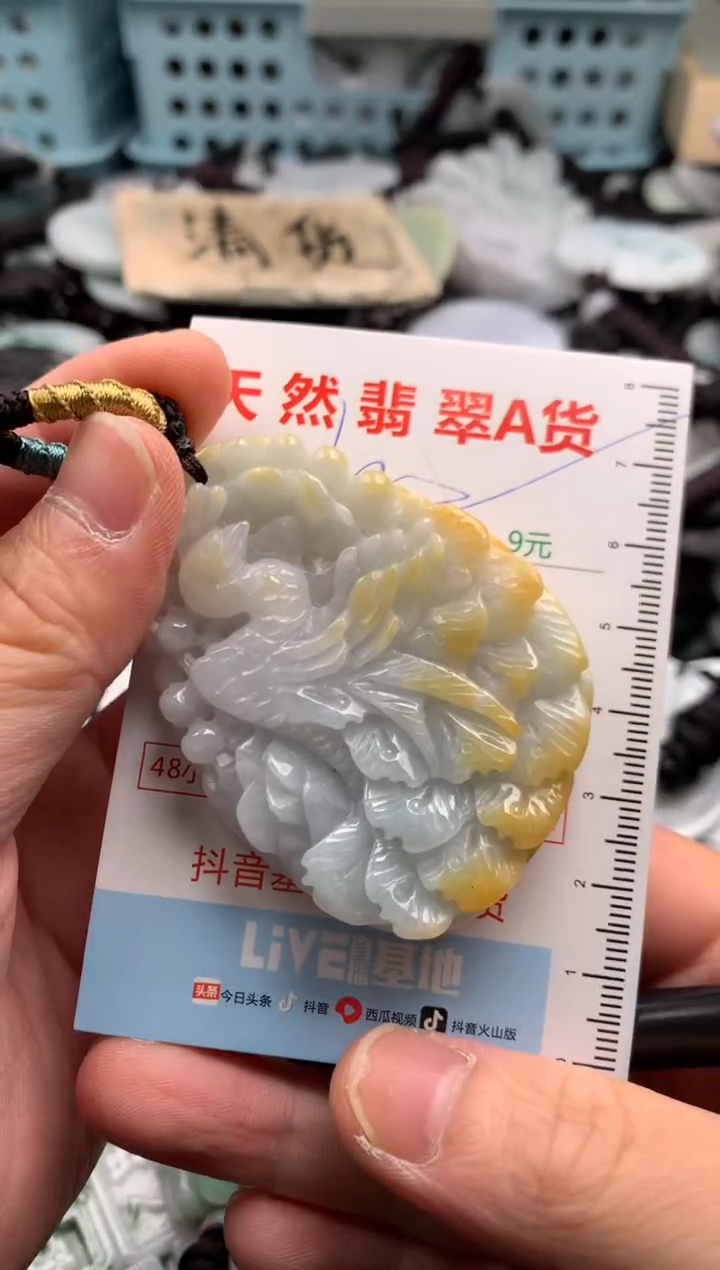 翡翠未镶嵌吊坠(不含链)1