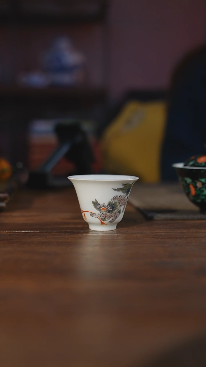 【闪购商品】杯一点堂古彩闻香杯