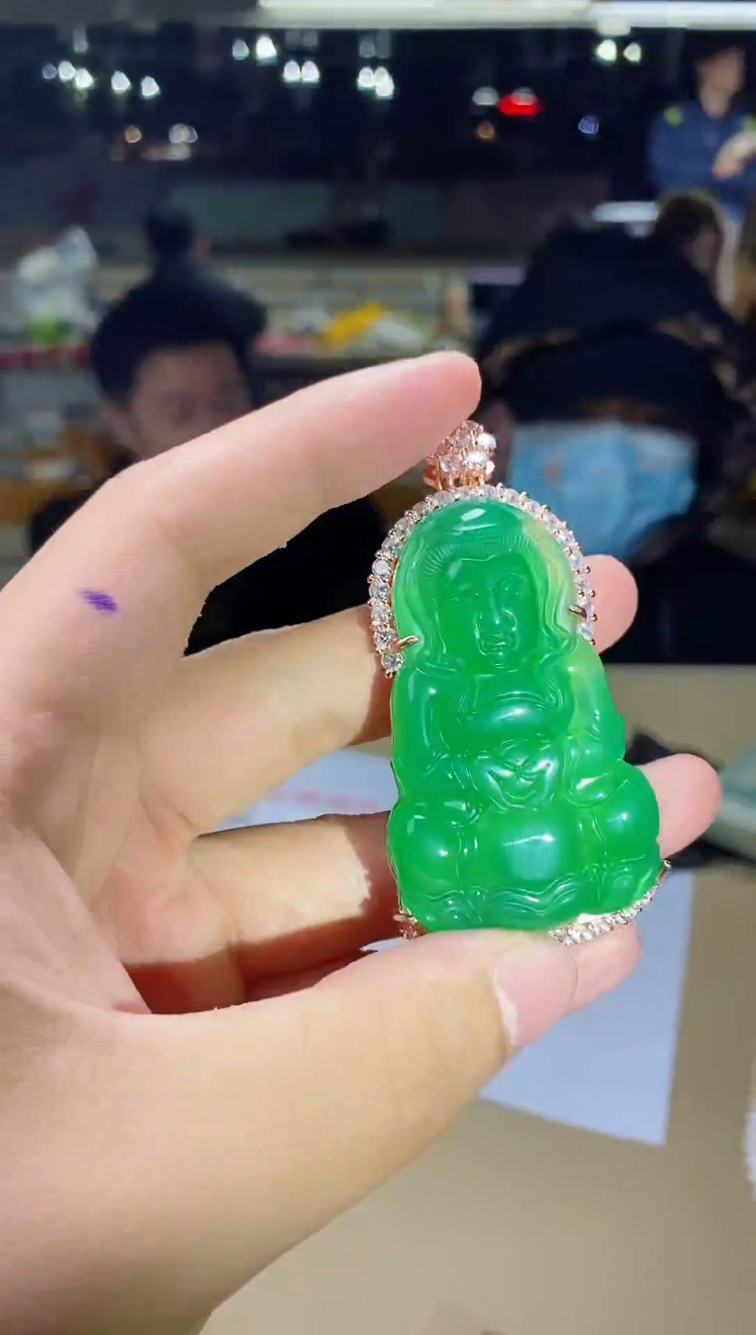 【闪购商品】玛瑙/玉髓吊坠(不含链)合金观音吊坠（多样性发货）