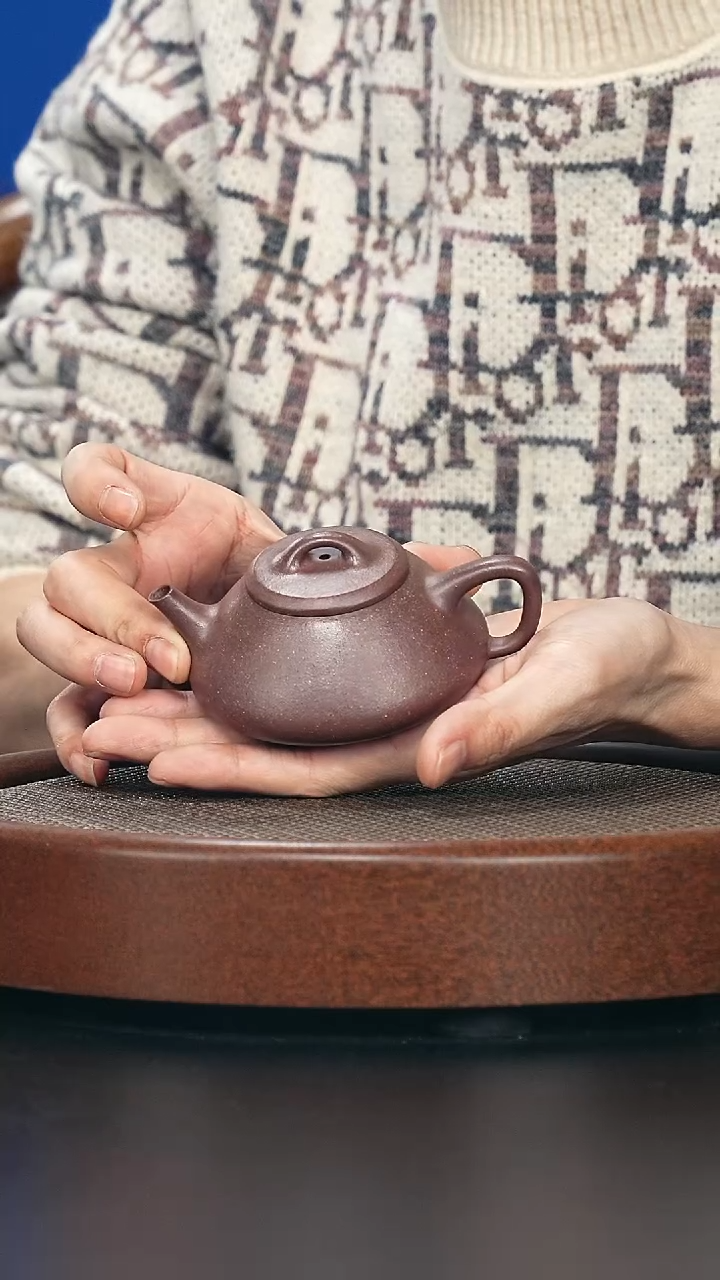 茶壶紫砂任瓢-千禧紫泥-全手工无添加