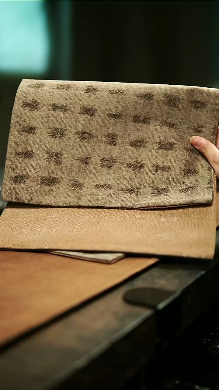 【闪购商品】香云纱甲骨文茶席50*28