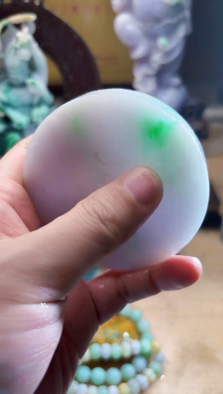 未镶嵌挂件翡翠A货张优9152