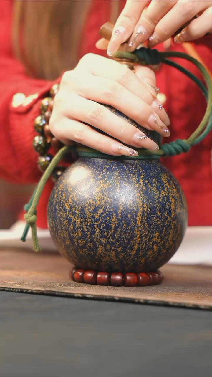 【闪购商品】WY182蓝色中容量酒葫芦随缘发