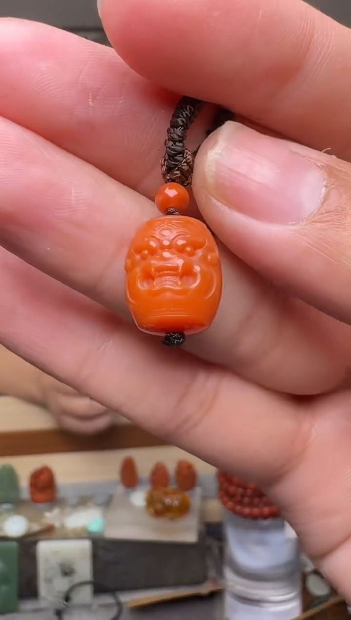 【闪购商品】南红玛瑙挂件未镶嵌5218无裂无胶