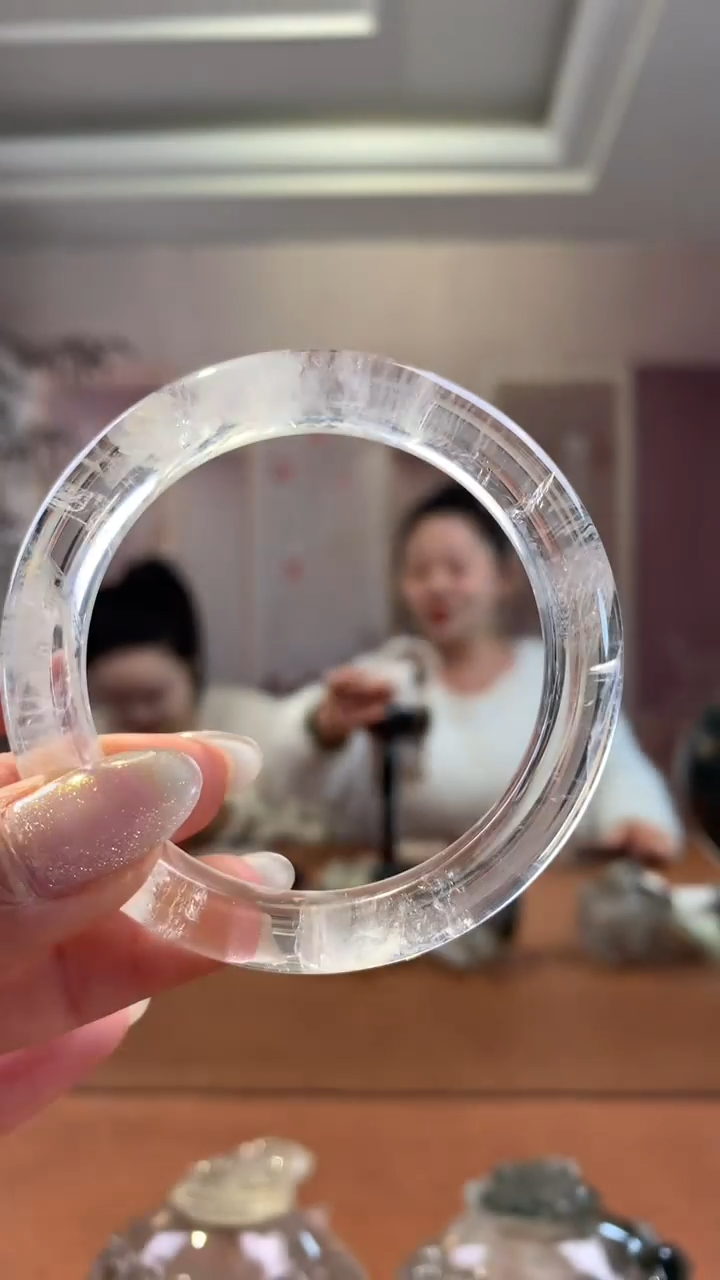 【闪购商品】水晶手镯未镶嵌白幽灵53