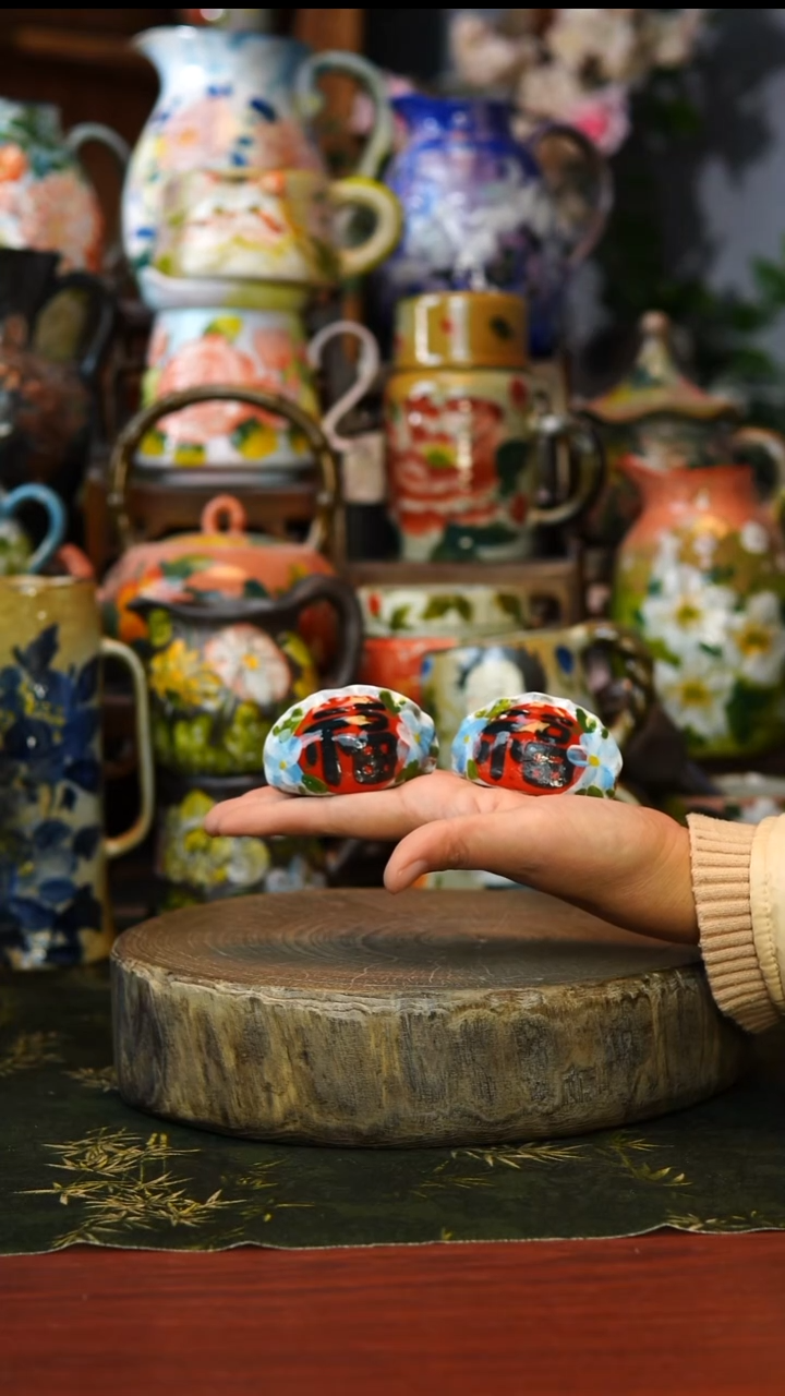 陶瓷19景德镇手工手绘釉下彩陶瓷