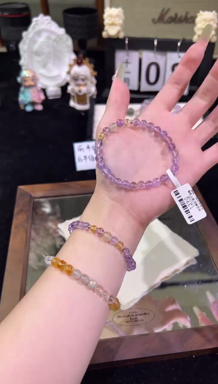 合金手链水晶天然水晶 手围15-16cm 多样性发一      1390