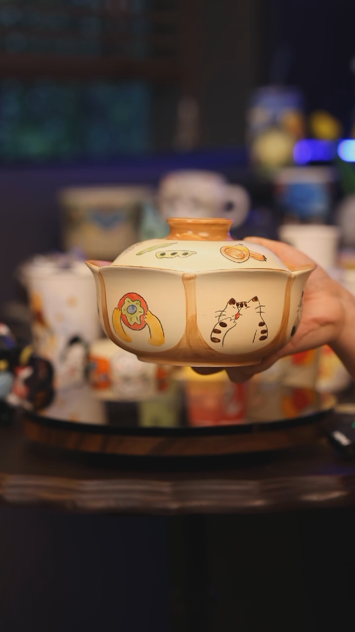 【闪购商品】摆件景德镇釉下彩绘设计师款式陶瓷