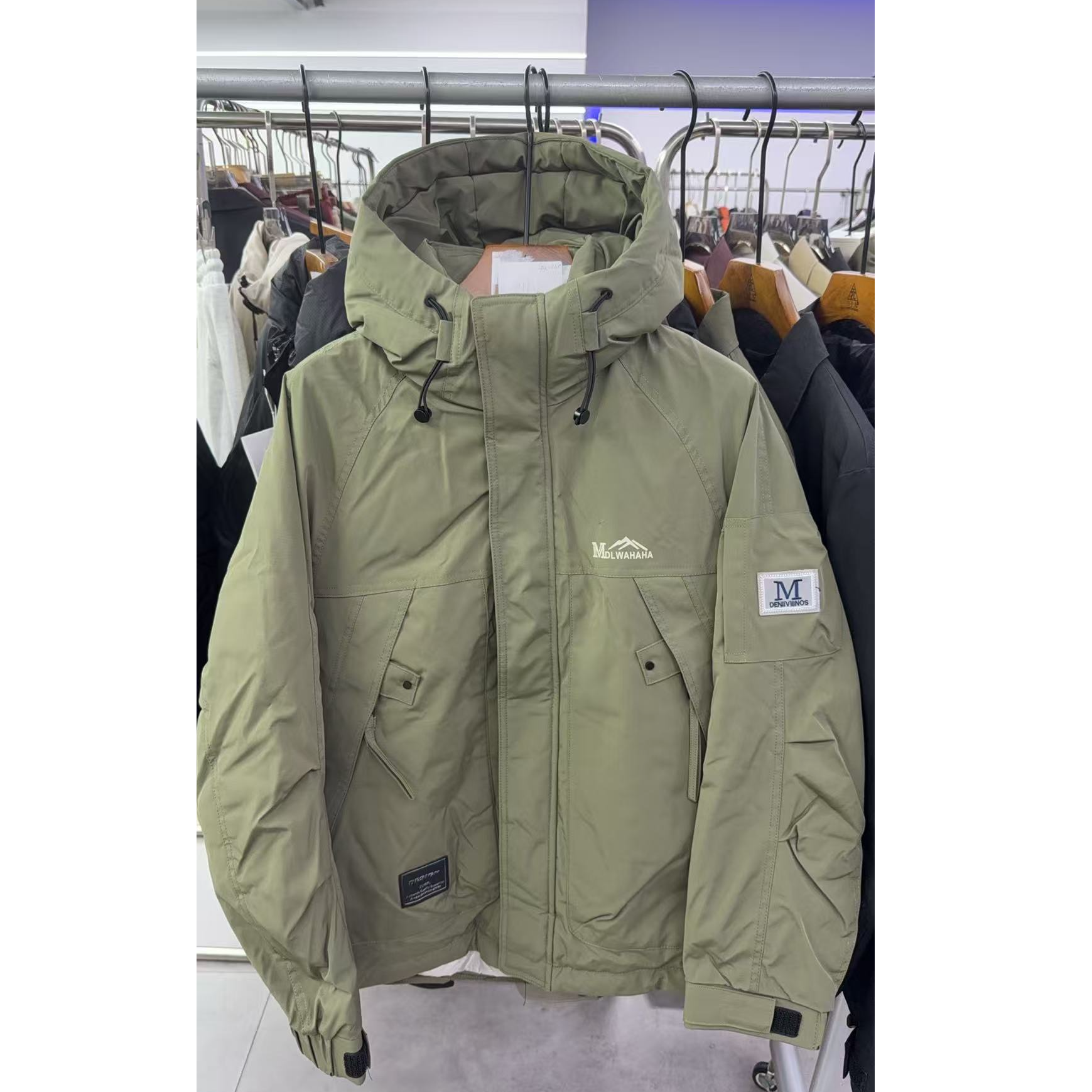 2025新款潮流 （DL666 军绿2XL） 孤品夹克
