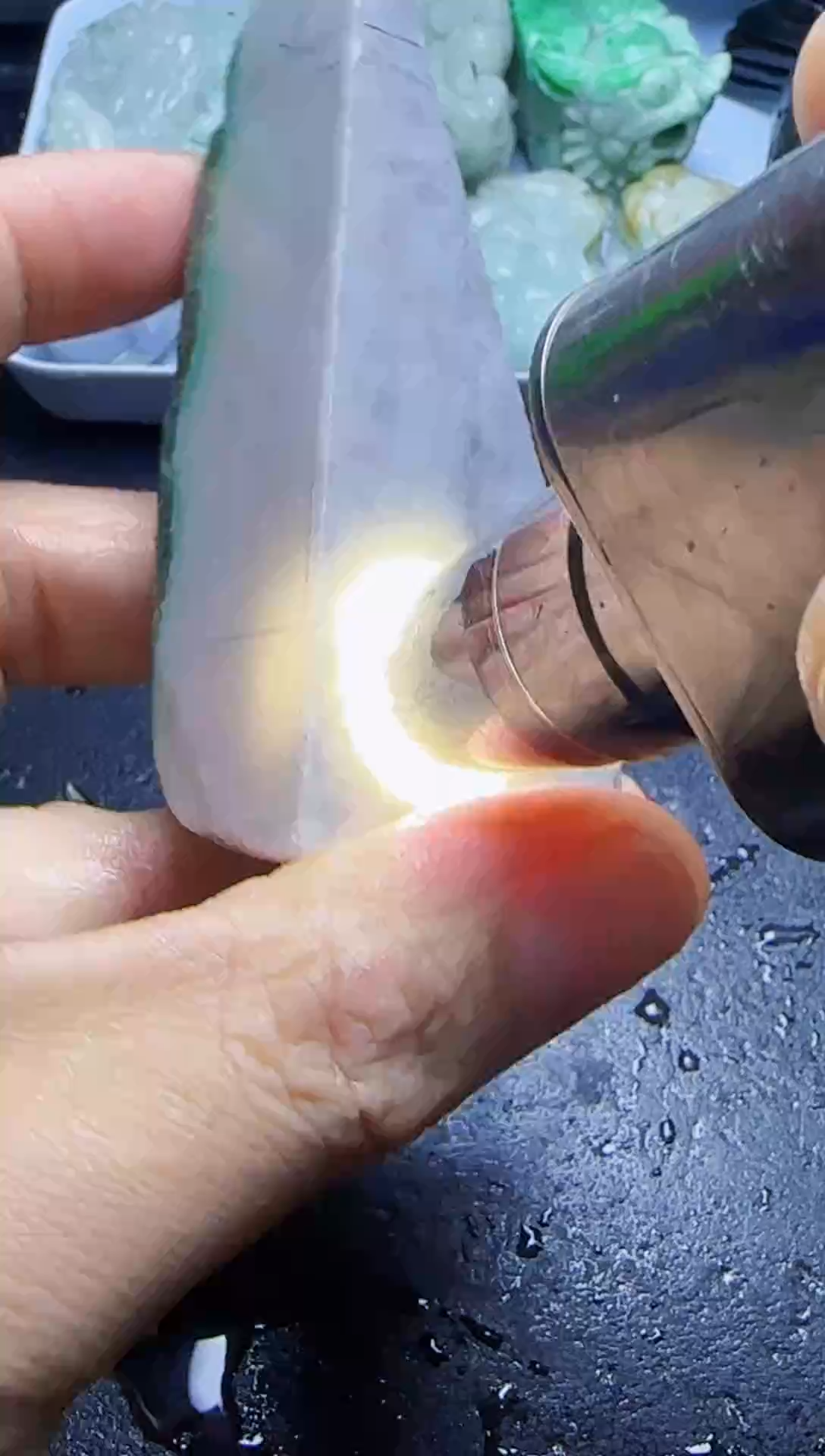 未镶嵌挂件翡翠047