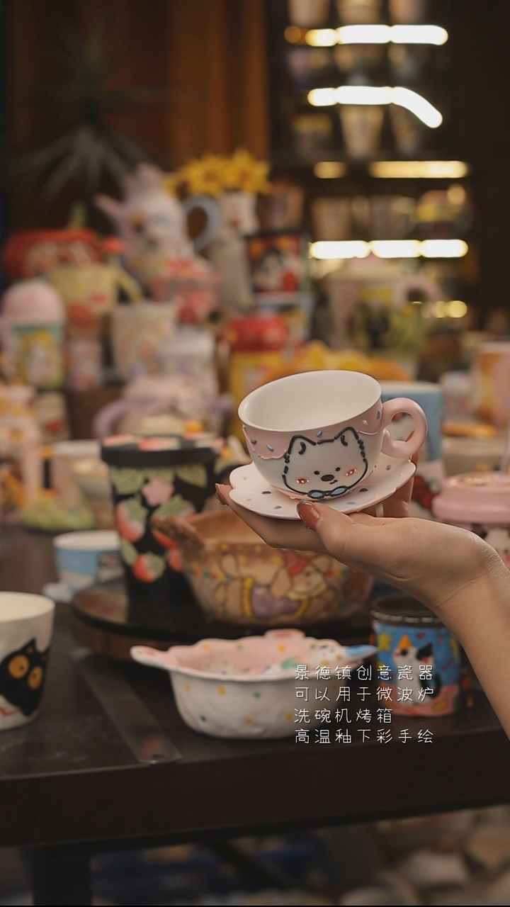 景德镇釉下彩绘设计师款式陶瓷