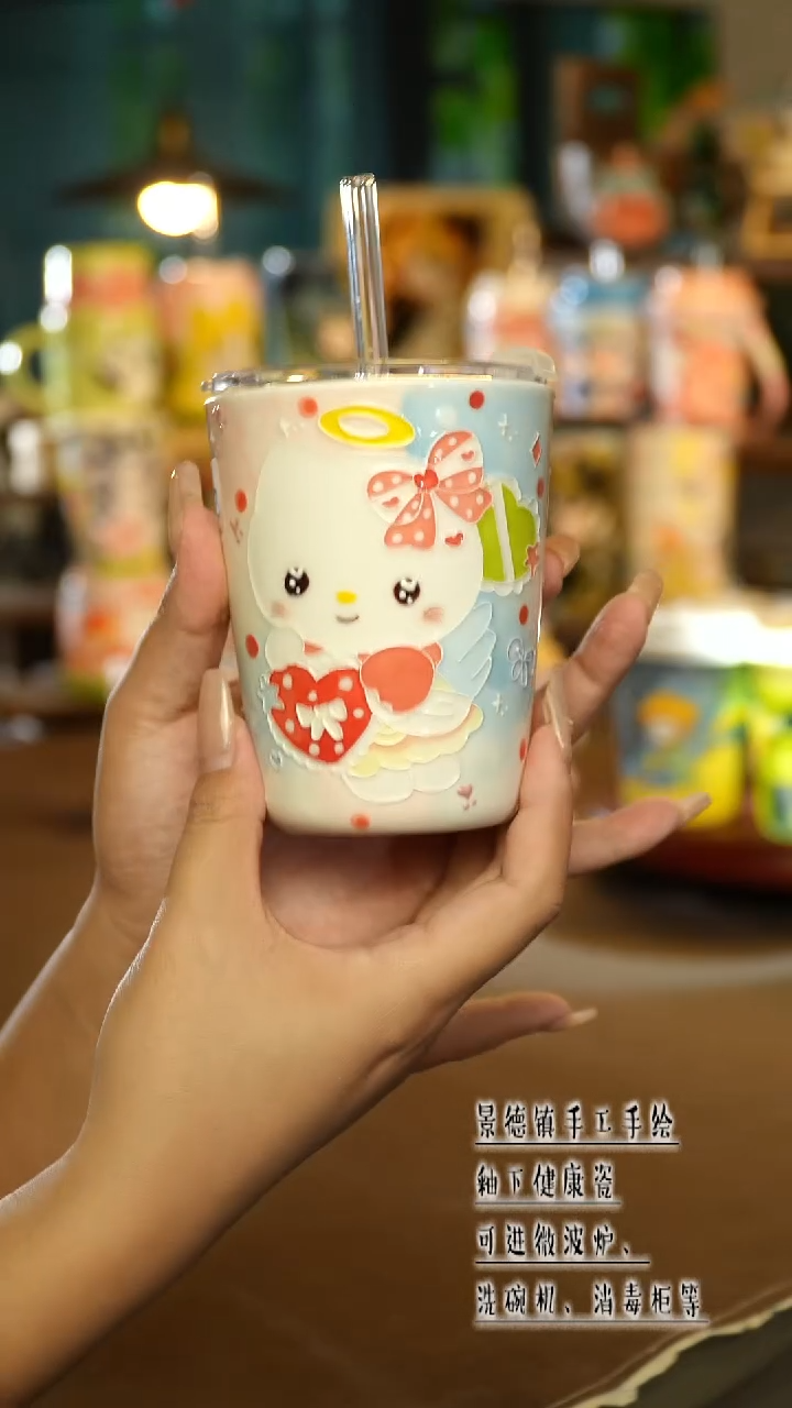 景德镇陶瓷手工手绘&A473