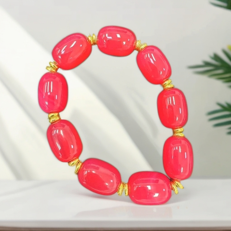 【百世璀璨 尽耀光芒】九品龙血参手串B67