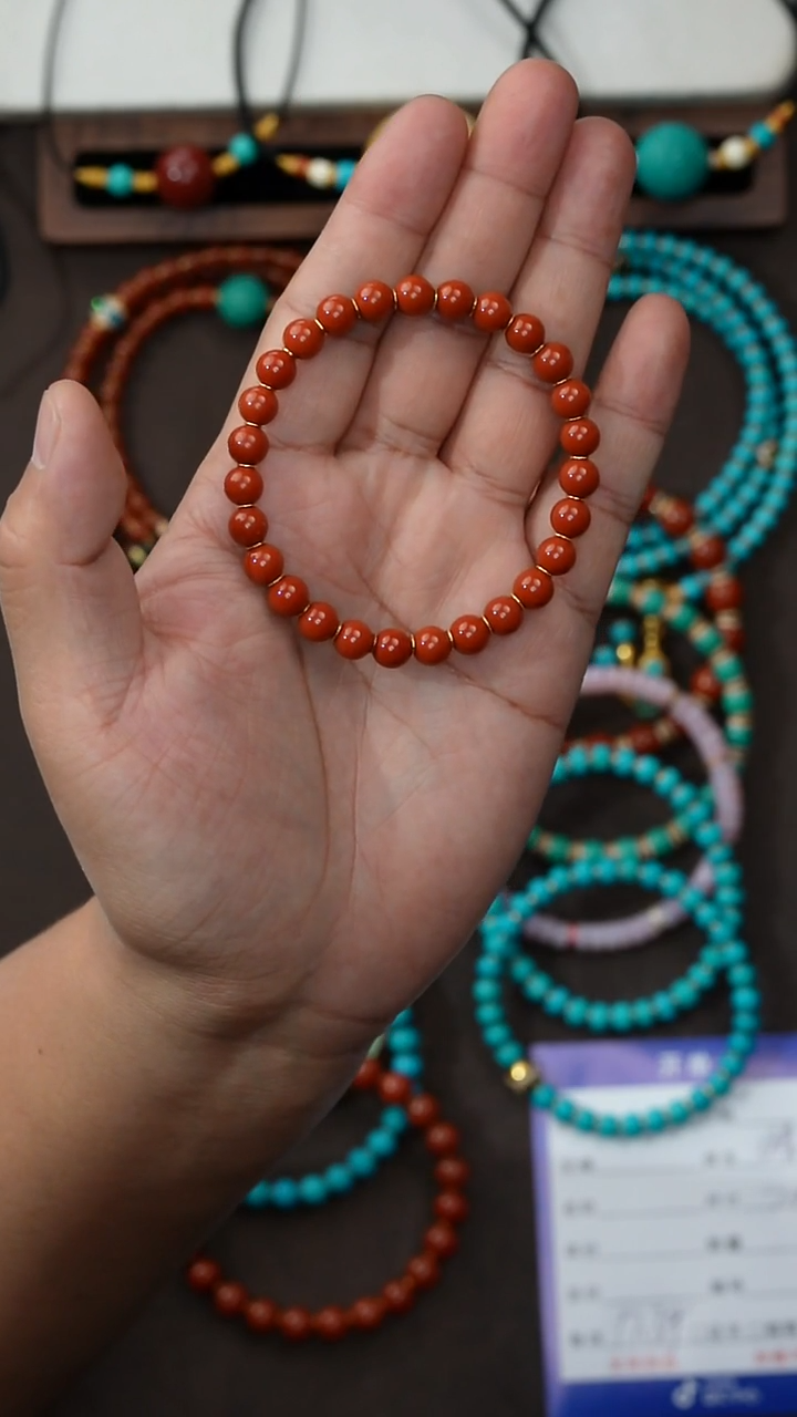 未镶嵌手串南红玛瑙小***H南红手串