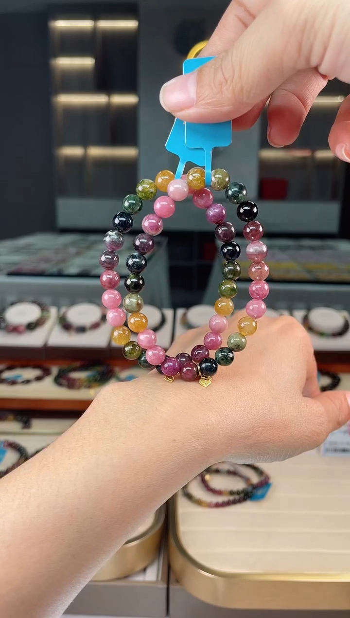 【闪购商品】碧玺单圈手串未镶嵌（多样性发一条）Q
