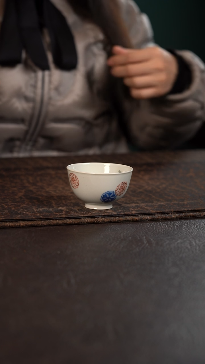 【闪购商品】杯聚澜堂皮球花鸡心杯
