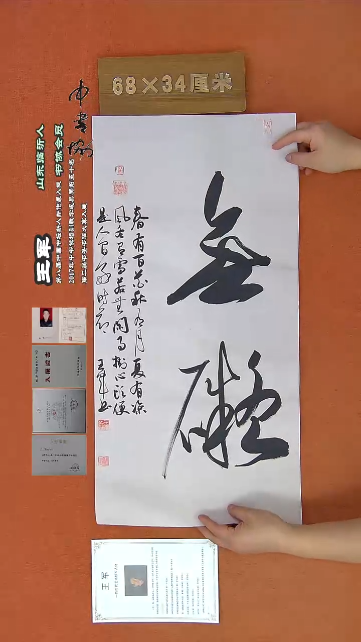 【闪购商品】书法499王军书法作品