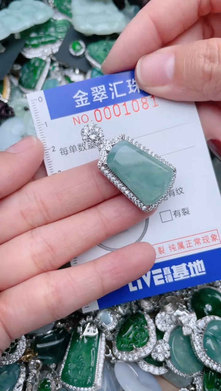 【闪购商品】翡翠颈饰未镶嵌1081.......