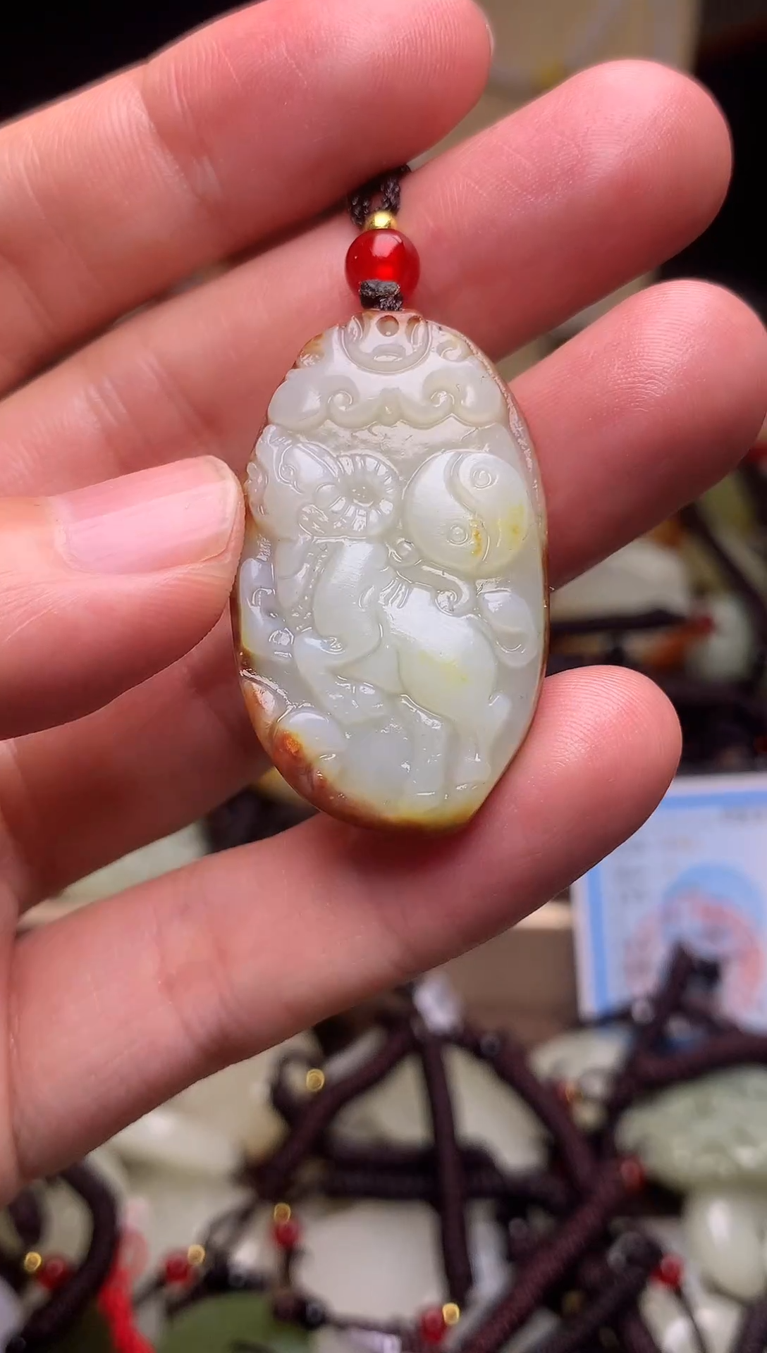 颈饰未镶嵌和田玉新疆料青海料清水和田玉吊坠