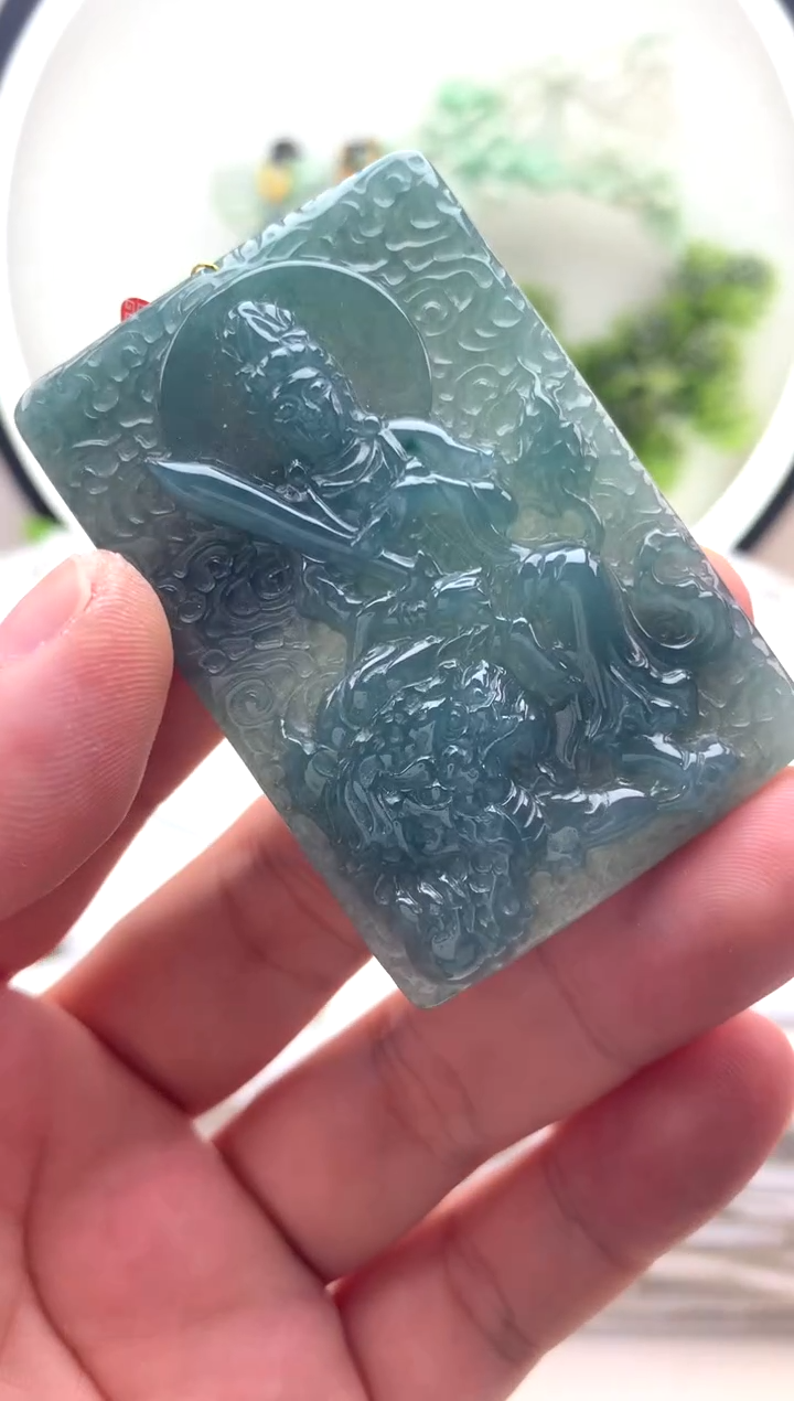 颈饰未镶嵌翡翠文殊