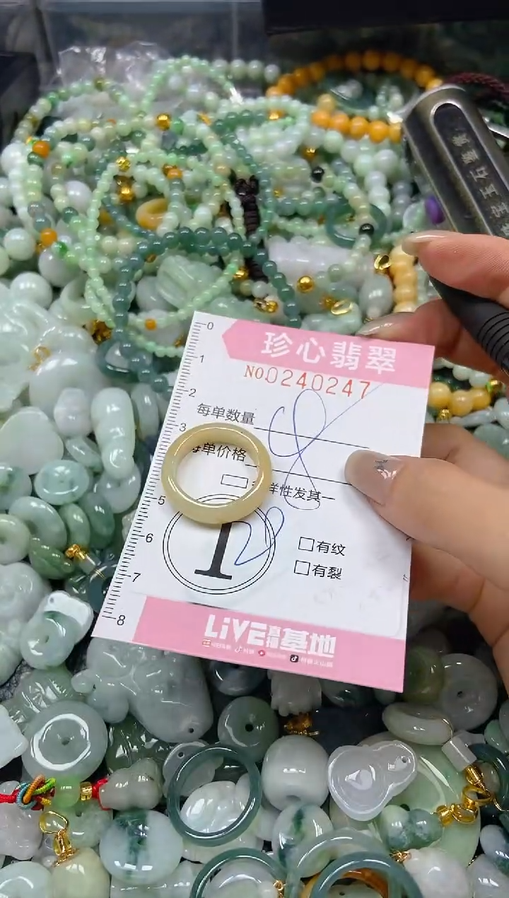 翡翠未镶嵌颈饰闪购0240247