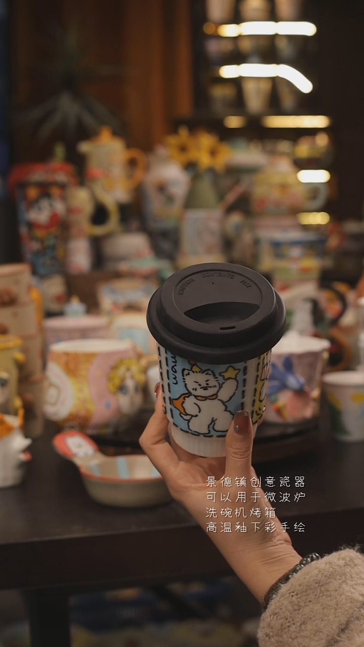 景德镇釉下彩绘设计师款式陶瓷