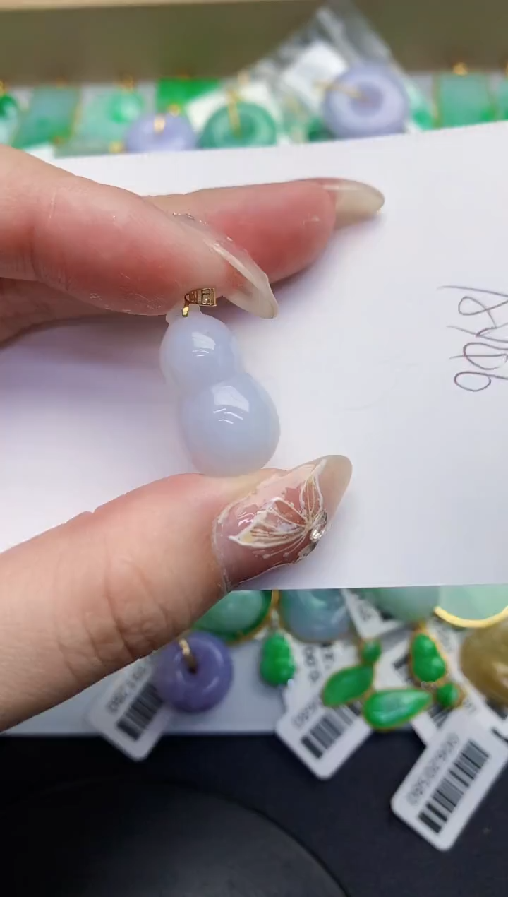 【闪购商品】翡翠颈饰18K金镶嵌000000000000