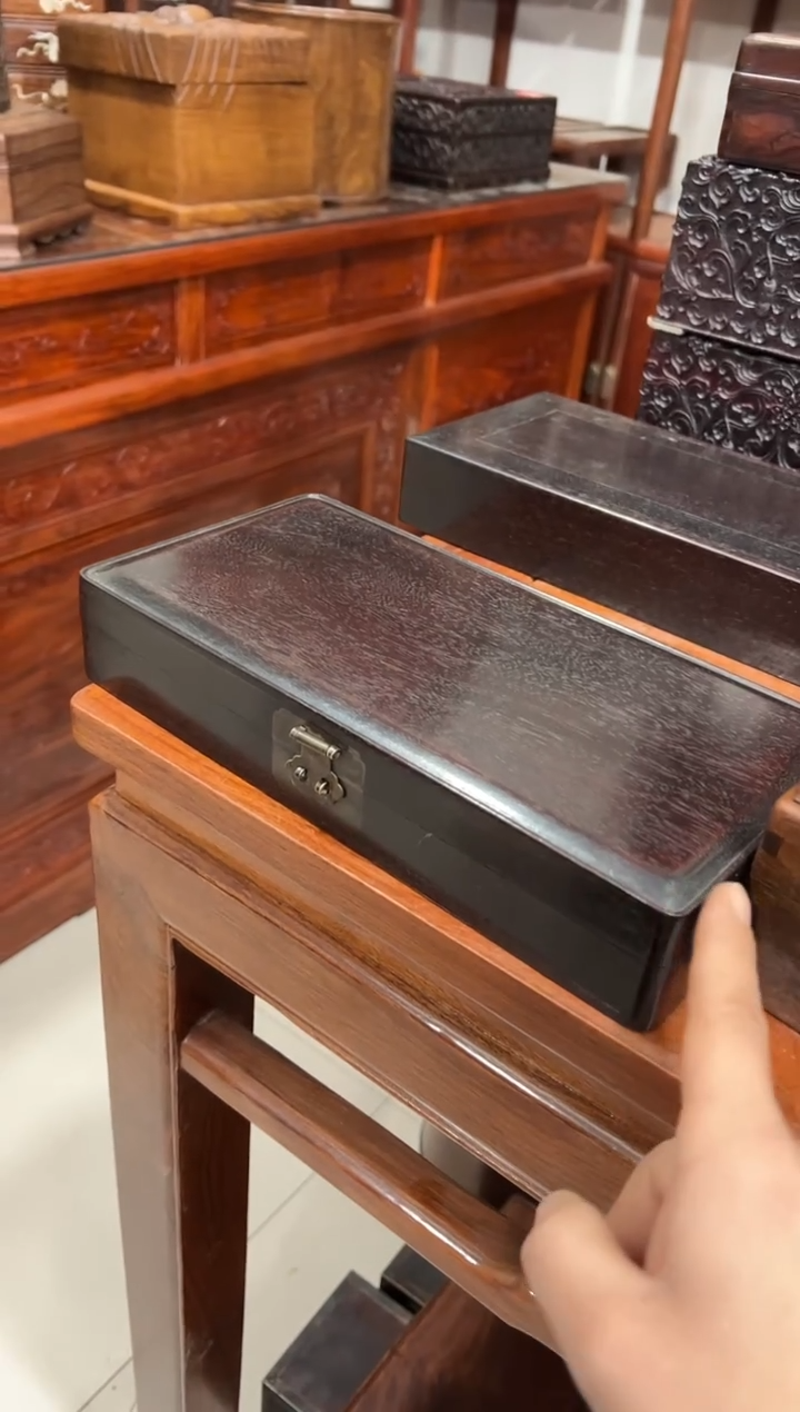 用****8紫檀木拜帖盒111