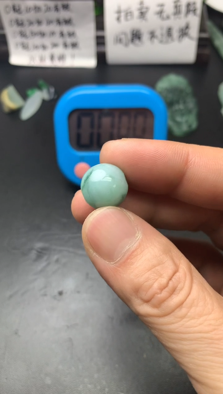 颈饰未镶嵌翡翠木***3珠子