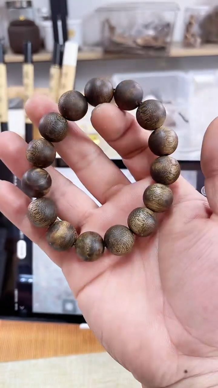 【闪购商品】沉香手串沉香圆珠手串20克+高货