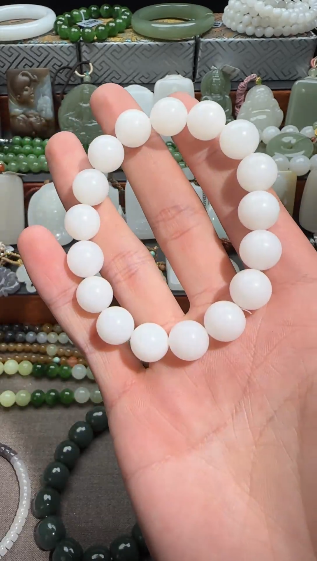 【闪购商品】和田玉手链未镶嵌和田玉手串